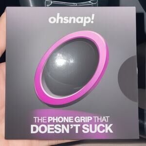 ohsnap! Snap Grip 5 Luxe Magnetic Phone Grip Ultra Thin Any Phone Insomnia Blue